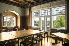 Salle à manger au château de Munich