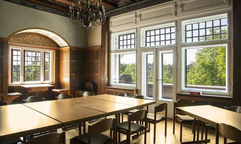 Salle à manger au château de Munich